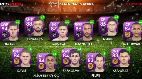 Aránguiz entre los jugadores de la semana en PES 2019