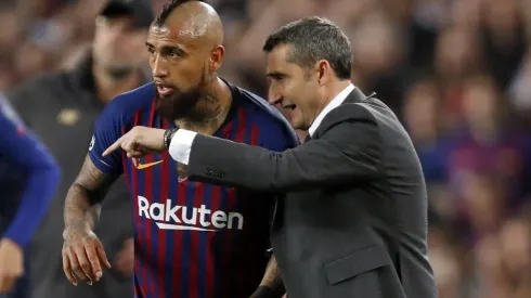Valverde a los pies del Rey Arturo.