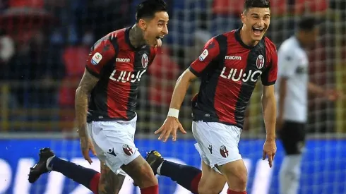 Pulgar, regalón de su DT en el Bologna.