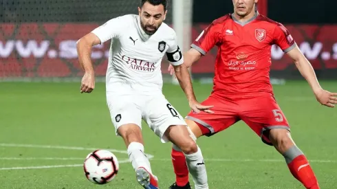 Xavi fue titular en el revés de su equipo en la final de la Copa del Emir