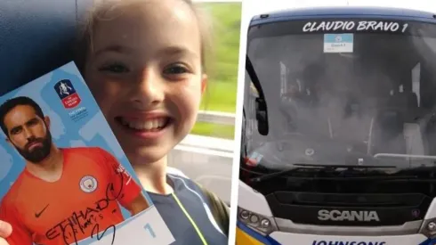 Claudio Bravo pagó un bus para los hinchas del City que viajaron a Wembley
