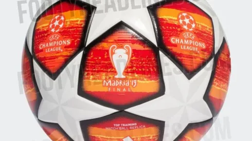 Así luce el balón de la final de la Champions League