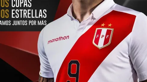 Perú presentó su camiseta para la Copa América con su dos estrellas en el escudo