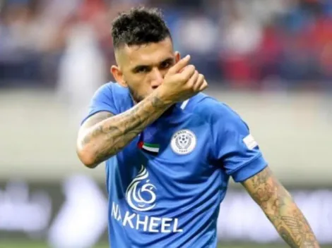 Ronnie Fernández anota un golazo a lo Panenka en Emiratos Árabes