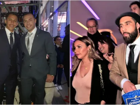 Díaz y Bravo llegaron a la avant premier de la película de Alexis