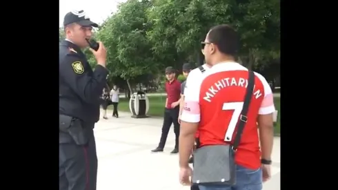 Cuestionable actuar de la policía de Azerbaiyán.
