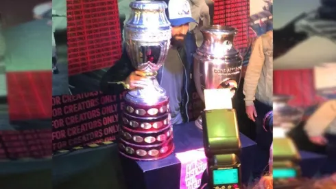 El arquero del City llegó a una actividad de Adidas.