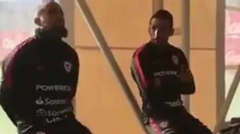 Arturo Vidal y Mauricio Isla ya trabajan con la Roja