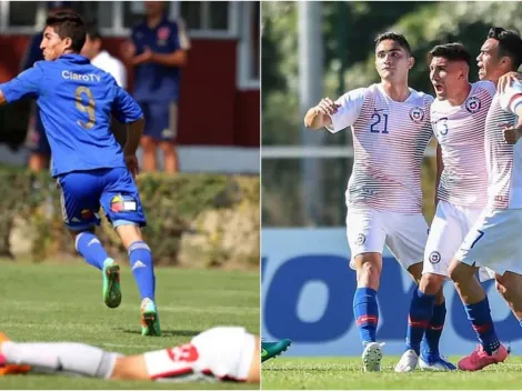 Mathías Pinto, el atacante desechado por la U que es figura en el Chile Sub 23