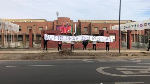La protesta de los hinchas.