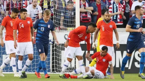 Selección chilena ante EEUU (Foto: AgenciaUno)