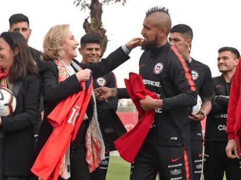 Cecilia Morel despide a la Roja en Juan Pinto Durán