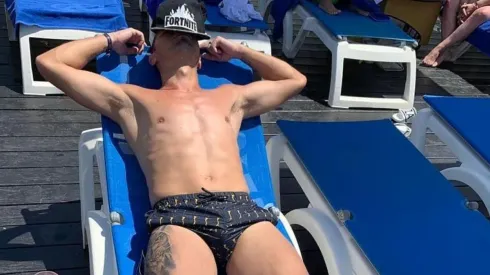 Marcelo Díaz relajado en Ibiza