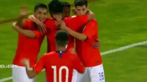 Pablo Aránguiz anotó el gol de la victoria para Chile