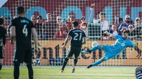 Gutiérrez anotó un doblete en la MLS