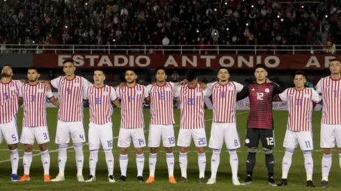 La selección paraguaya en su amistoso frente a Honduras (Foto: Twitter Selección Paraguaya)