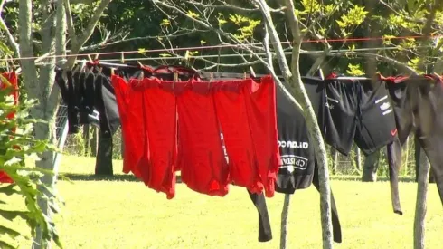 Las pilchas de la Roja en Itu.