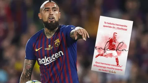 En Brasil se ilusionan con ver a Vidal en el Fla.