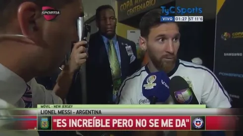Lionel Messi y su sorpresiva renuncia tras perder la final con Chile en 2016