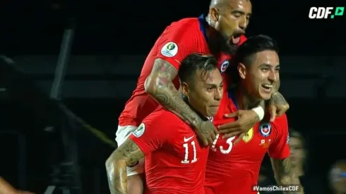 Erick Pulgar abrió el marcador ante Japón