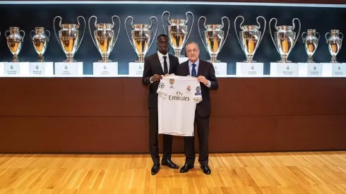 Mendy en su presentación en Real Madrid: "No es un problema ser titular o suplente"