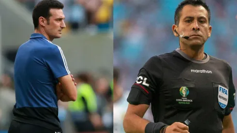 Los protagonistas del hito (Foto Scaloni/Getty – Bascuñán/Agencia Uno)