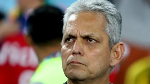 Rueda durante el partido ante Uruguay.