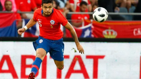 Paulo Díaz tuvo un correcto partido contra Uruguay.