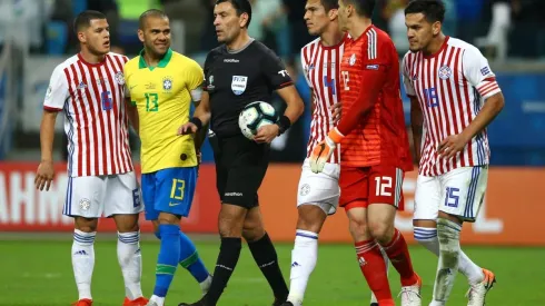 Paraguay jugó a partir del minuto 58 con uno menos