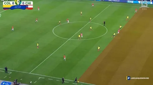 Gol anulado por offside de Alexis