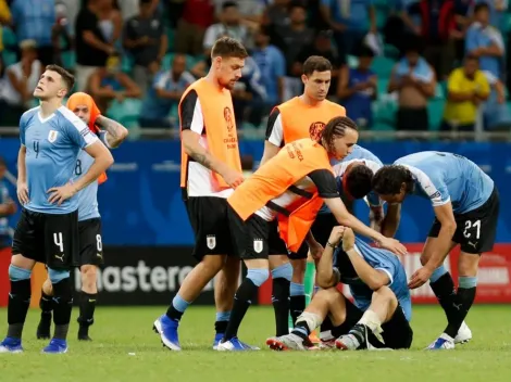 Luis Suárez es el villano de Uruguay y llora desconsolado