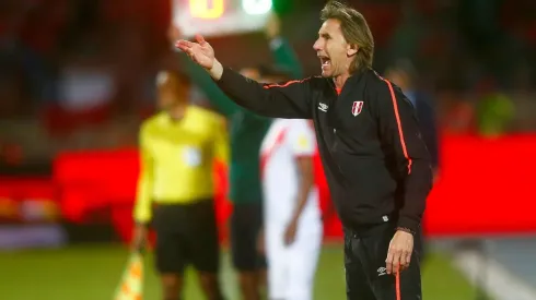 Gareca contra Chile en las clasificatorias a Rusia.