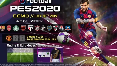 Manchester United se une a la demo de PES 2020