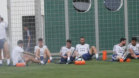 Argentina volvió a los entrenamientos para su partido por el tercer lugar (Foto: Twitter Selección Argentina)