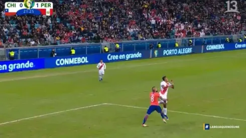 El King se dobló el tobillo