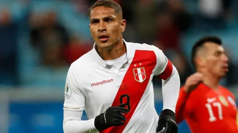 Guerrero ante Chile en Brasil 2019.