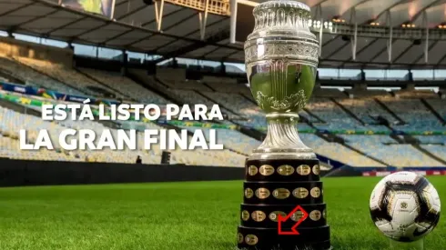 El trofeo de la Copa América en el video promocional no tiene la placa "Chile 2016"
