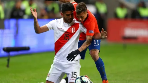 Zambrano ante Eduardo Vargas.