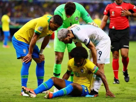 Uno menos: Brasil confirma la baja de Willian por lesión y se pierde la gran final ante Perú
