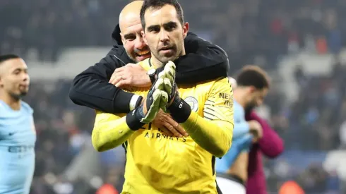 Bravo y Pep en el City.