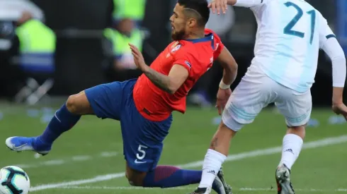 Paulo Díaz contra Argentina.