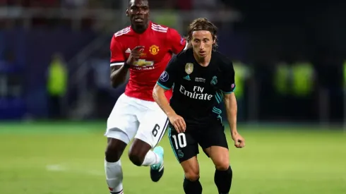 Pogba contra el Madrid en 2017.