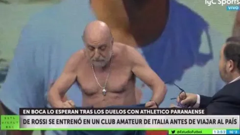 Horacio Pagin se desnuda