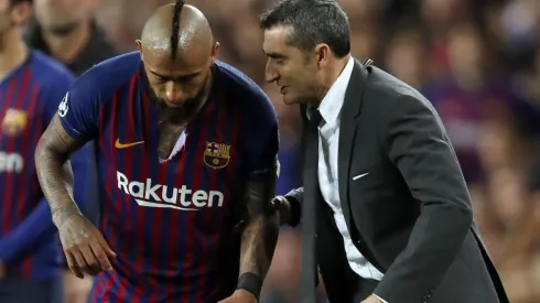 Arturo Vidal fue el cuarto mediocampista con más minutos en su primer año con Barcelona