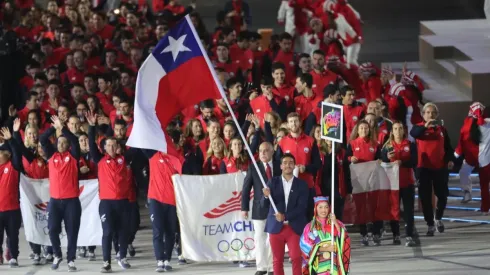 Felipe Miranda fue el encargado de portar la bandera nacional en el desfile de inauguración de los Panamericanos Lima 2019