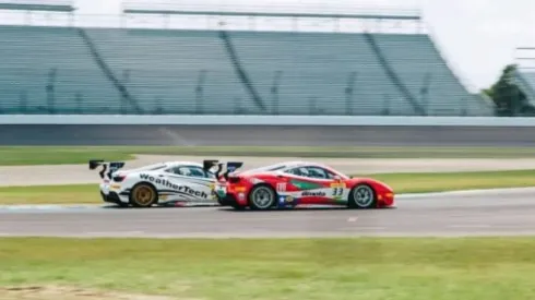 Benjamín Hites cumplió su mejor actuación en el Ferrari Challenge