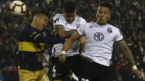 Javier Parraguez y Juan Manuel Insaurralde solo insinuaron en el juego aéreo.