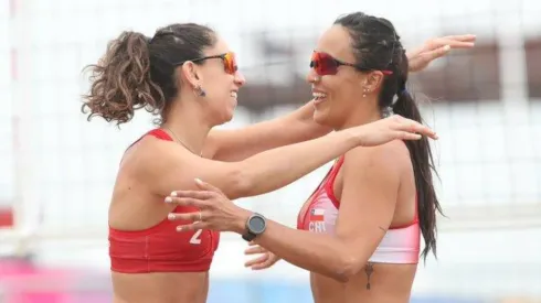 Las nacionales van por el quinto puesto del vóleibol playa este martes 30 de julio.