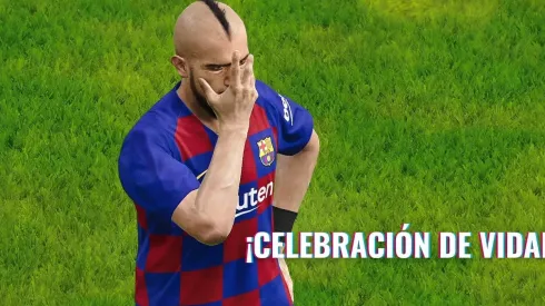 Arturo Vidal tiene celebración exclusiva en el PES 2020
