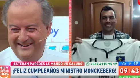 Tremenda sorpresa y regalo de Paredes para el ministro.